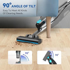 Vazone R6X Corded Stick Vacuum Cleaners for Home, 20Kpa Powerful Suction Stick Vacuum with 16Ft Cord, 2 in 1 Lightweight Handheld Vacuum Cleaner for Hardwood Floor Pet Hair (Indigo) - Image 4