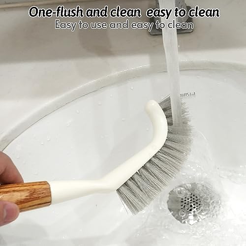 Crevice Cleaning Brush, Hard Bristle Grout Brush Gap Cleaner Tool for Tight Groove Spaces, Kitchen, Bathroom, Sliding Shower Door, Faucets Corners, Tiles, Sink and Windows Track - Image 3