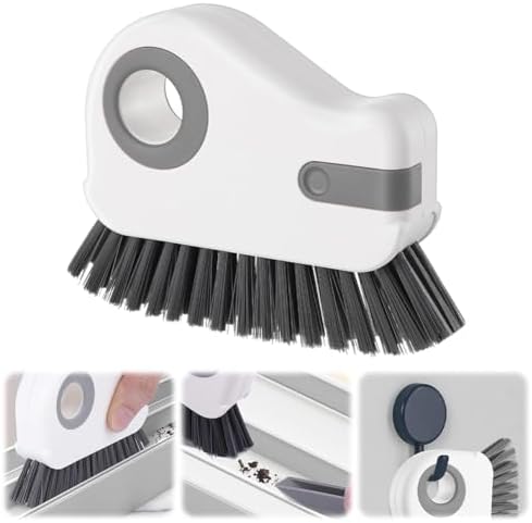 2 in 1 Groove Cleaning Brush, Window Track Cleaning Tools (Gray) by WelcomeCometoFXOICMI