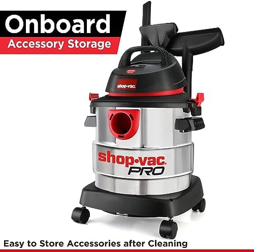 Shop-Vac 5989300 5 Gallon 4.5 Peak HP Stainless Wet/Dry Vac, Blower - Image 3