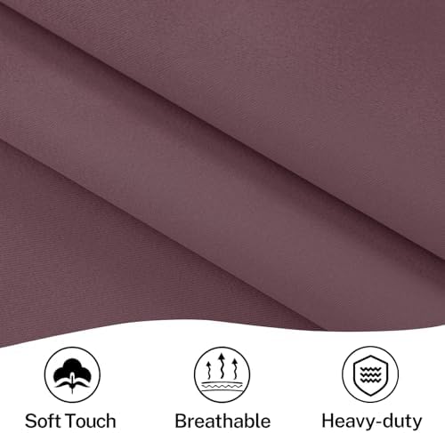 Vatge Side Door Window Covering, Sidelight Curtains for Glass Door, Kitchen Window, and French Doors, 1 Panel, W12 x L72, Nostalgia Rose - Image 5