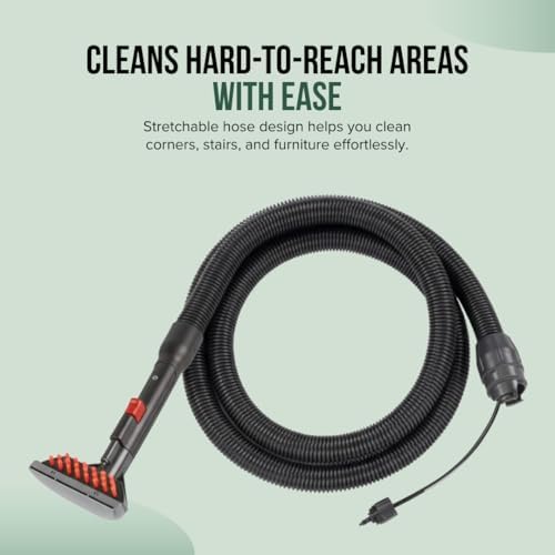 Replacement 10' Hose With Upholstery Tool For Bissell Big Green Machine Professional Carpet Cleaners, Fits Models 86T3B, 86T3C, 86T3, 86T32, 86T38 - Image 4