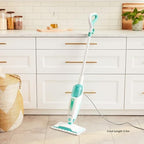 Shark Steam Mop for Sealed Hard Floors with 2 Dirt Grip Pads, White, S1000 - Image 4