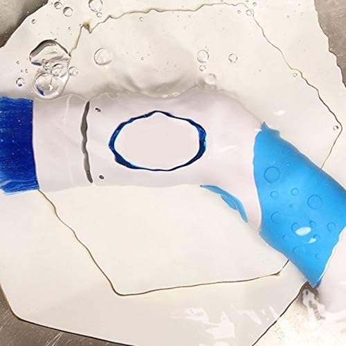 AUSUKY Handheld Cordless Electric Dish Scrubber Brush Power Bathroom Tile Floor Shower Kitchen Cleaner, White, 25cm - Image 6