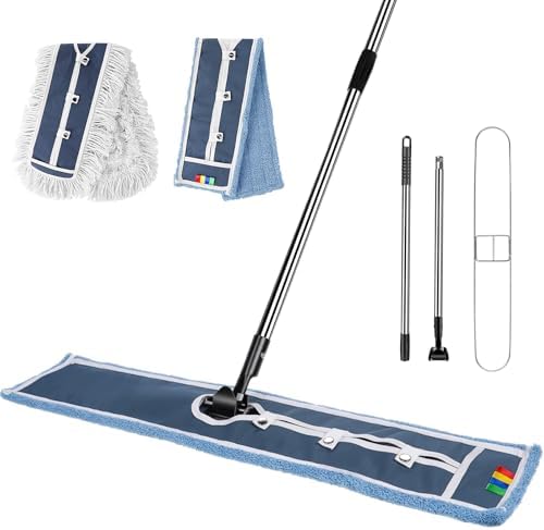 42" Commercial Dust Mop for Floor Cleaning, Heavy Duty Industrial Mop by MASTERTOP
