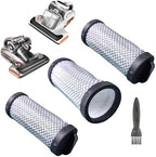 3Pack Hepa Filters Replacement Compatible with JIGOO T600 Mattress Vacuum Cleaner, Spare Parts or Accessories Works with JIGOO Mattress Vacuum, Washable and Durable. by Feenynic
