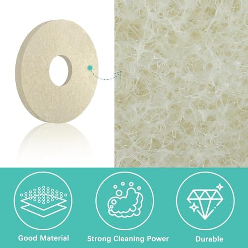 12" Orbiter Cleaning Pad for Oreck ORB550MC Orbiter Floor Machine,Commercial Polishing Scrubber Pad for Tile, Concrete, and Vinyl Surfaces,2-Pack,White - Image 3