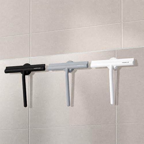 Minismus Silicone Shower Squeegee with Magnetic Mount, Shower Glass Cleaner - Image 3