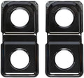 Range Kleen 1-Piece Drip Pan, Style K fits rectangle burner Gas Ranges Amana, GE, Hotpoint, Kenmore, Magic Chef, Maytag, Black Porcelain by RangeKleen-ToH