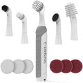 LifeBasis Cordless Rechargeable Power Scrubber Brush, White by LifeBasis
