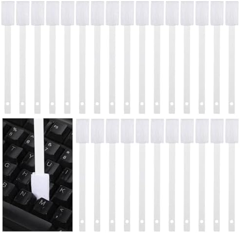 40Pcs Disposable Crevice Brush, Disposable Window Track Cleaning Brush, Crevices Hole Cleaning Tool for Keyboards, Table, Corner, Small Spaces by ZEYIYER
