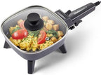 Elite Gourmet 7" Personal Electric Skillet, 600W, Nonstick, Compact Design by EliteGourmet