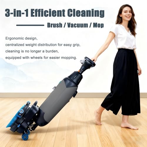 Commercial Floor Scrubber Machine, 17in Electric Buffer Polisher, - Image 3