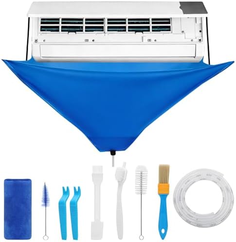 Mini Split Cleaning Kit for Air Conditioner,Wall Mounted Air Conditioner Cleaning Tools Waterproof Cover (10pcs) by Unknown