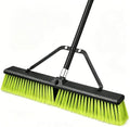 TidyBliss 24” Wide Push Broom Outdoor Heavy Duty with 63” Long Handle by TidyBliss