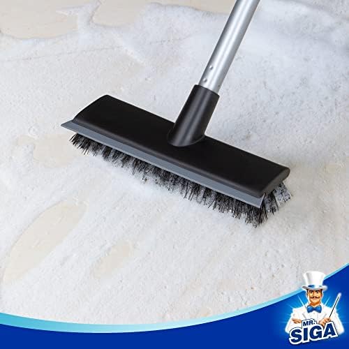 MR.SIGA Floor Scrub Brush with Long Handle for Cleaning Cleaning Bathroom - Image 7