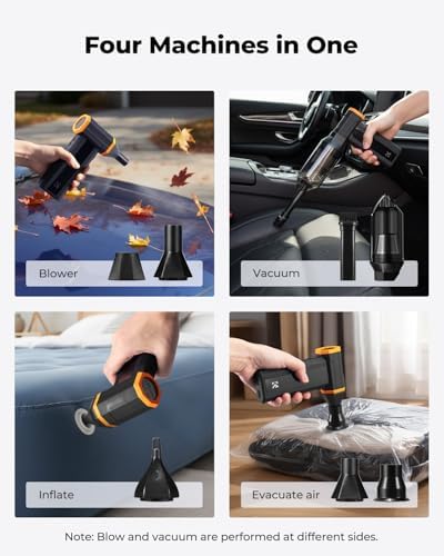 K&F CONCEPT Blower and Suction 2 in 1 Screen Display Compressed Air Duster - Image 6