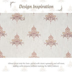 StangH Linen Cordless Floral Roman Shades, W30 x L72, 1 Panel - Image 7