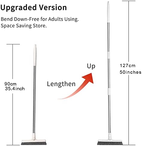 LandHope Grout Brush with Long Handle 50inches Grout Cleaner for Tile Floors Crevice Floor Scrub Brush 120° Rotatable Bathtub Clean Tool Grout Scrubber Indoor Kitchen Shower for Hard to Reach Areas - Image 2