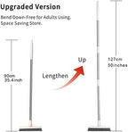 LandHope Grout Brush with Long Handle 50inches Grout Cleaner for Tile Floors Crevice Floor Scrub Brush 120° Rotatable Bathtub Clean Tool Grout Scrubber Indoor Kitchen Shower for Hard to Reach Areas - Image 2