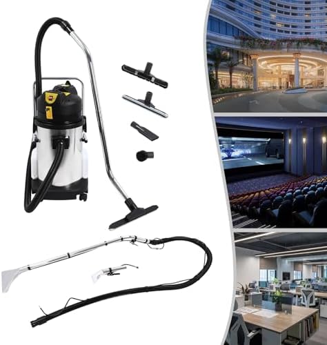 1000W 30L/7.93Gal Commercial Carpet Cleaning Machine, 3 in 1 Professional Extractor Upholstery Wet Dry Vacuum Cleaner, Portable Spot Cleaner for Hotels, Offices - Image 3
