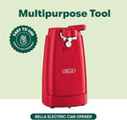 bella Electric Can Opener and Knife Sharpener, Red - Image 5