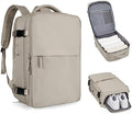coofay Laptop Travel Backpack For Women Men Airline Approved Carry On Bags For Airplanes Underseat Luggage Backpack For Traveling On Airplane Personal Item Travel Bag For Airlines Light Brown by coofay