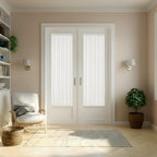 2 Panel Privacy Side Window Curtains Ivory White 25 x 72 Inches Long - Image 7