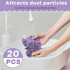 20 Pcs Reusable Duster Refills Washable Pads, Vivid Color - Image 3