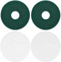 12 Inch Floor Machines Pads Compatible with Oreck Commercial 550MC Orbiter Floor Machine: 3 Kinds Materials are Available to Meet Various Floors (4 Packs） by BeiLan