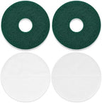 12 Inch Floor Machines Pads Compatible with Oreck Commercial 550MC Orbiter Floor Machine: 3 Kinds Materials are Available to Meet Various Floors (4 Packs） by BeiLan