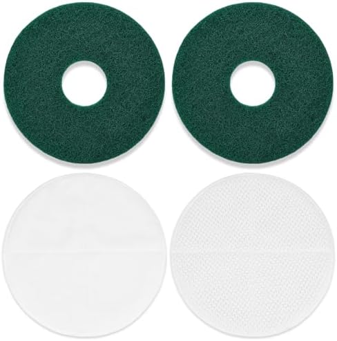 12 Inch Floor Machines Pads Compatible with Oreck Commercial 550MC Orbiter Floor Machine: 3 Kinds Materials are Available to Meet Various Floors (4 Packs） by BeiLan