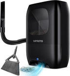 Pro Touchless Vacuum Automatic Dustpan - Ultra Fast & Powerful - Great for Sweeping Salon Pet Hair Food Dirt Kitchen, Canister Vacuum Cleaner Trash Can, Bagless, Auto Sensors, 1500 Watt (Gun Gray) by GAVASTO