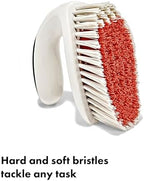 OXO Good Grips All-Purpose Scrub Brush – 2-Pack, Crevice Cleaning, Bathroom Cleaning, Scrub Brush with Handle, Brushes to Scrub Your Kitchen or bathrooms - Image 4