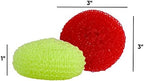 Nylon Scouring Pads-Dish Scrubber, for Dishes, Pots, and Stoves, Durable Mesh Scourers, for Tough Cleaning. Nylon Dish Scrubbers, Pack of 3, Assorted Colors (Superio) - Image 3