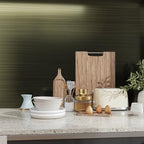 CRE8TIVE Bronze Black Stainless Steel Contact Paper for Appliances 12"x354" Thick Brushed Metallic Wallpaper Stick and Peel Heat Resistant Self Adhesive Vinyl Kitchen Wallpaper for Fridge Dishwasher - Image 3