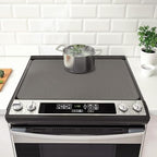 Stove Top Cover for Electric Stove- Range Covers for Electric Stove,Silicone XXL Dish Drying Mat, Glass Cooktop Covers, Flat RV Range top Mats (Gray, 28"x20") - Image 6