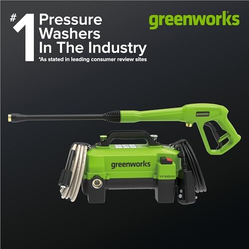 Greenworks 1700 PSI (1.2 GPM) Electric Pressure Washer - Image 2