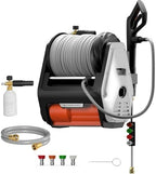 Giraffe Tools Grandfalls Pressure Washer Pro with 100FT Hoses, Light Silver by GiraffeTools