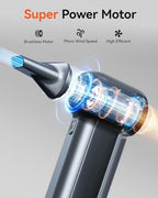 WOLFBOX MF100 Compressed Air Duster, 150000RPM Turbo Fan, 45 m/s Airflow - Image 2