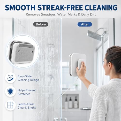 6-in-1 Magnetic Window Cleaner, Magnet Window Cleaner Tool (3-10mm) - Image 6
