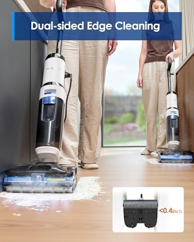 Tineco Corded 3-in-1 Wet Dry Vacuum Mop with Steam Function, Floor ONE S6 Stretch Steam BoostSteam, 320℉ High-Temp Steam Cleaning, 180° Lay-Flat, Anti-Tangle Design, One-Touch Self-Cleaning - Image 6