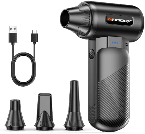 X213 Compressed Air Duster, 130000RPM, 3-Speed Adjustable, Electric by Unknown