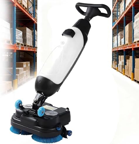 Commercial Floor Scrubber Machine Electric Buffer Polisher 17in by Unknown