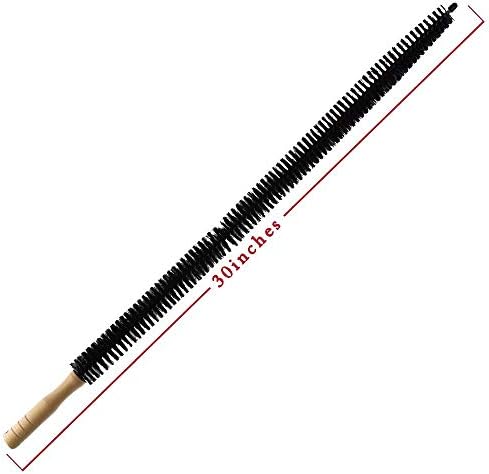 Dryer Vent Cleaner Kit Brush-2 Pack Clothes Lint Trap 30 Inch Long Flexible Pipe Refrigerator Coil Brush - Image 3