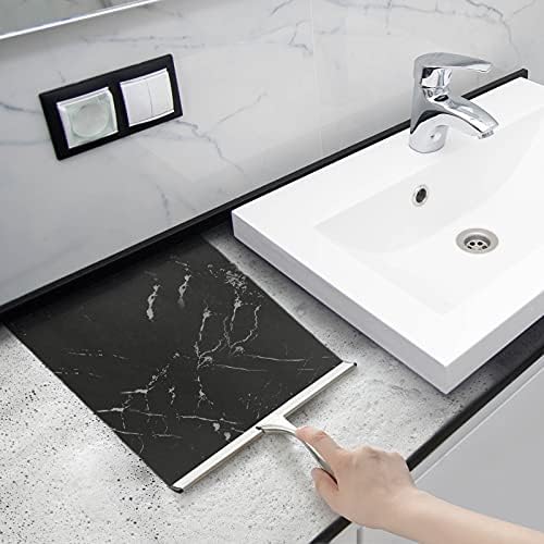 Hiware All-Purpose Shower Squeegee for Shower Doors, Bathroom, Window and Car Glass - Stainless Steel, 10 Inches - Image 5
