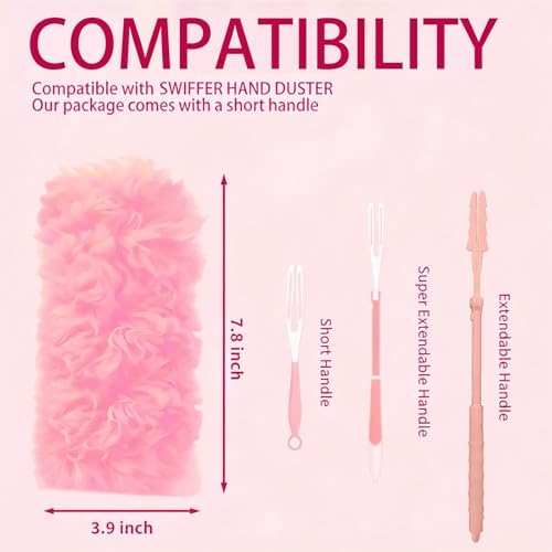 Pink Duster Refill for Swiffer Duster - Image 2
