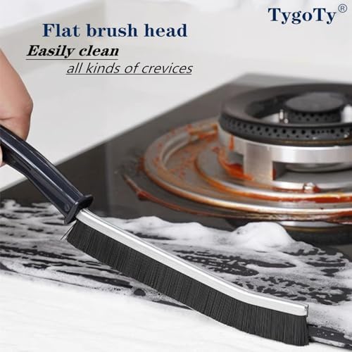 3 Pcs Crevice Cleaning Brush, Hard Bristles Gap Cleaner for Tight Spaces, Grout Cleaner, Bathroom Shower Brushes - Image 4
