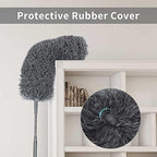 BOOMJOY Microfiber Feather Duster with 100 Inches Extendable Pole, 2 Pack Dusters for Cleaning Ceiling, Fan, Furniture - Image 4
