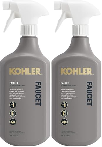 KOHLER K-EC23723-NA Faucet Cleaner, Kitchen and Bathroom Cleaner, 28 FL Oz (Pack of 2) by Unknown